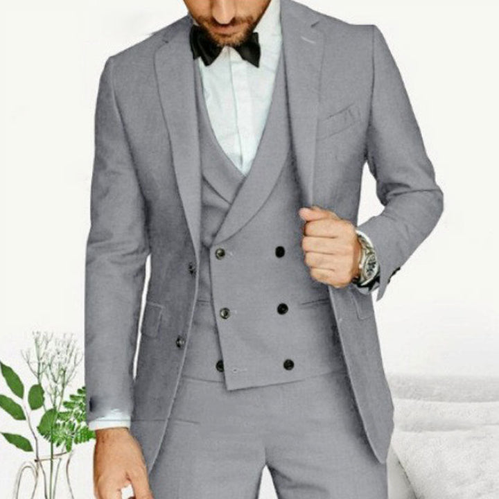 ARTHUR | Men’s Tailored Three-Piece Suit With Classic Blazer And Structured Vest