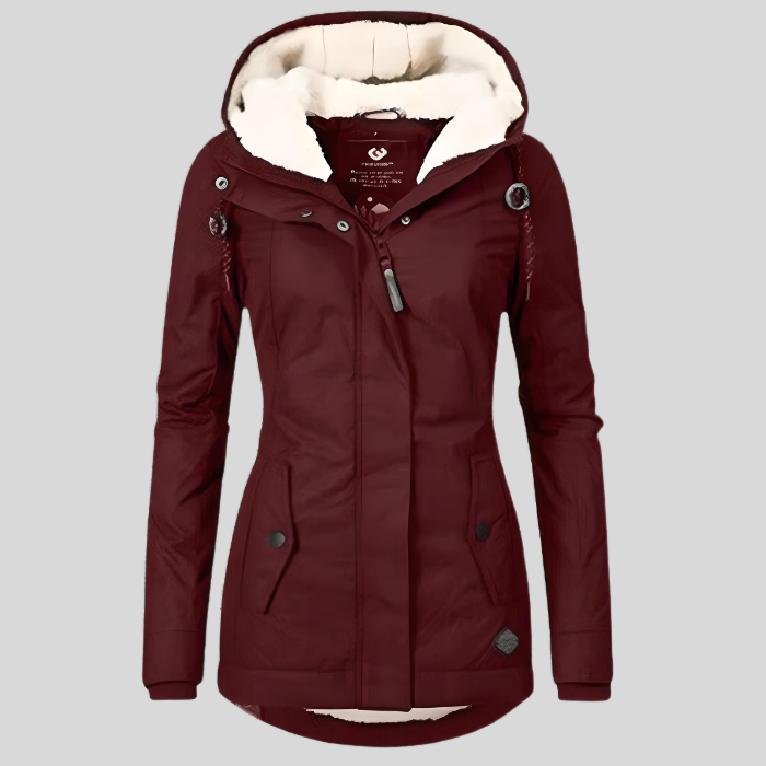 Sophia | Insulated Hooded Winter Jacket For Women