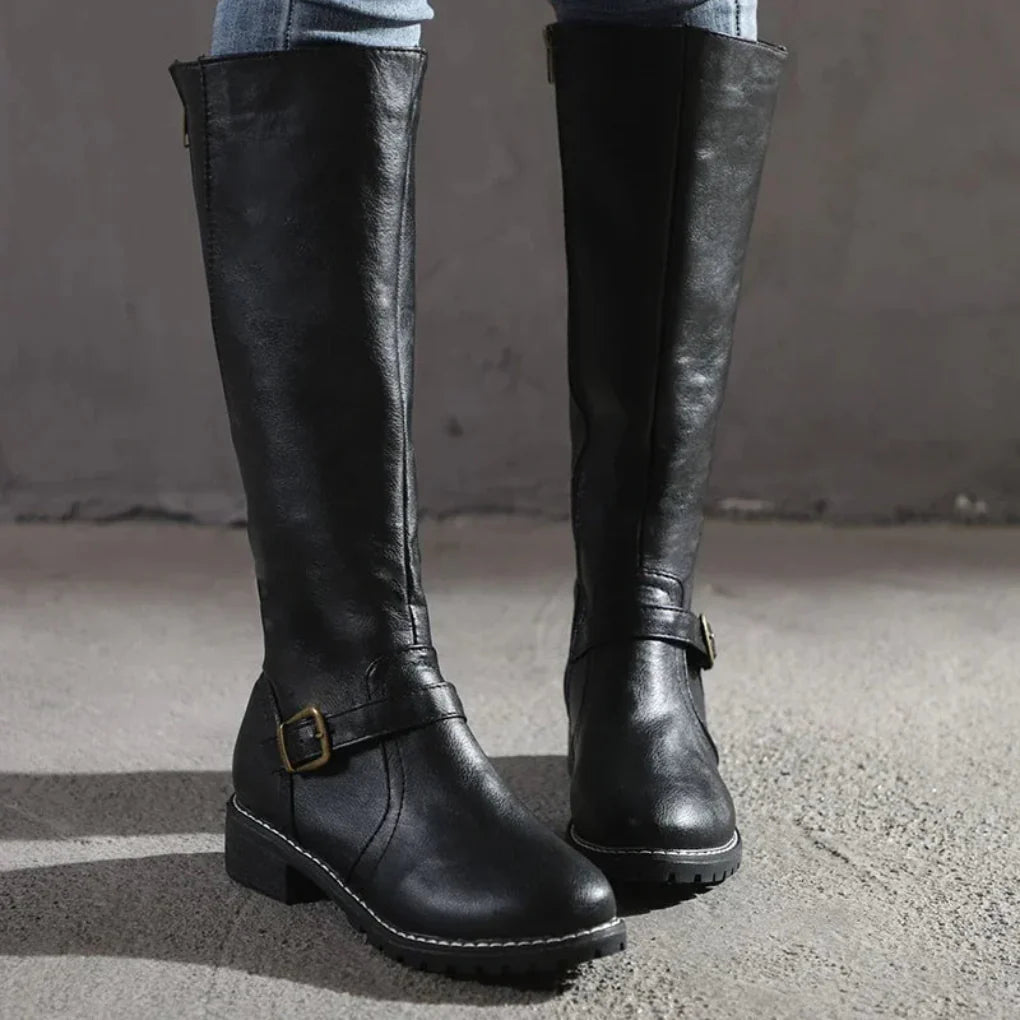 Arden | Refined Leather Statement Boots for Women