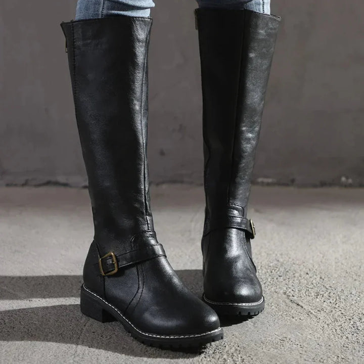 Arden | Refined Leather Statement Boots for Women