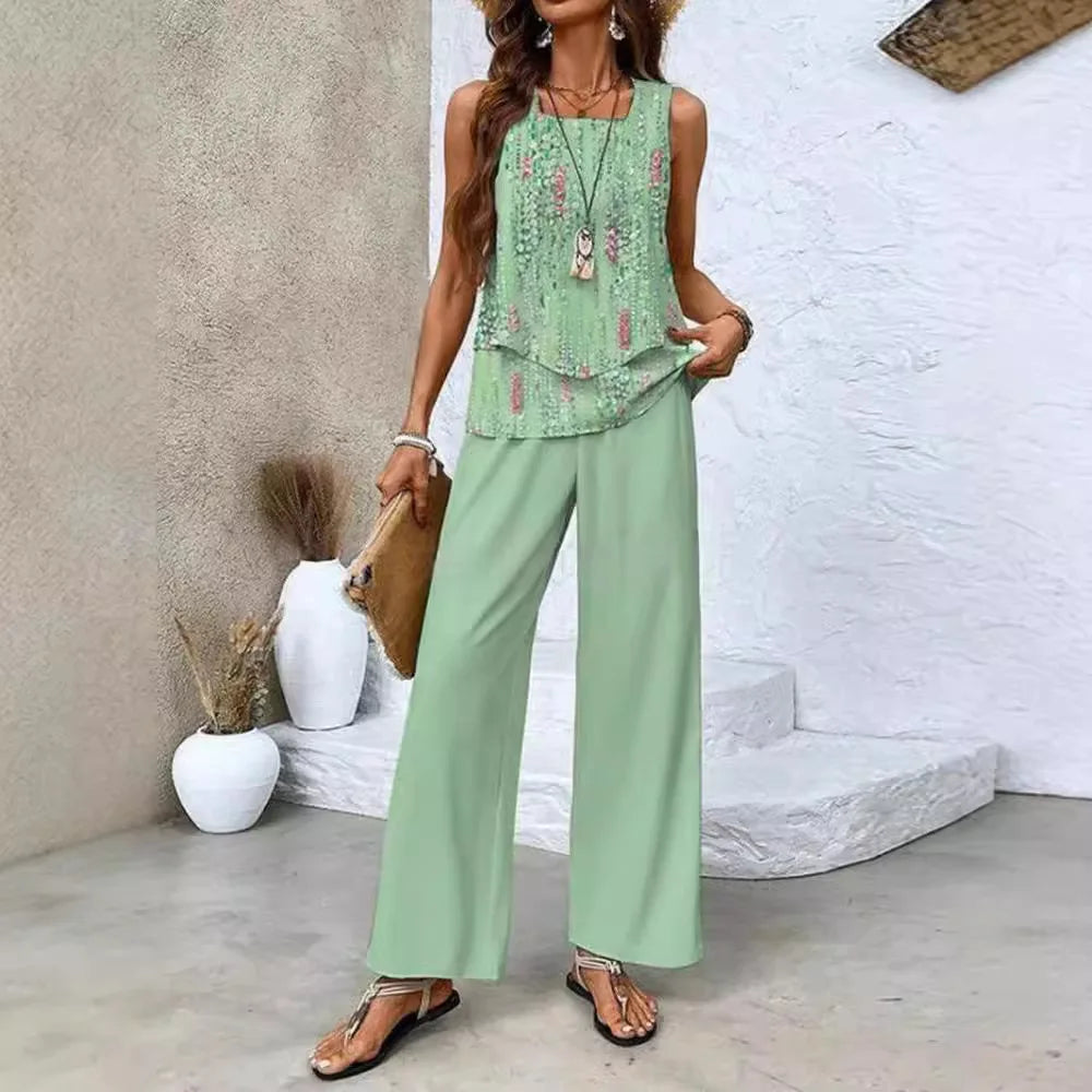 Elise | Chic Coordinated Two-Piece Summer Set For Women