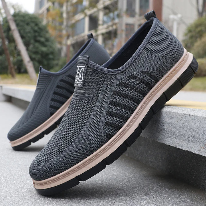 Noah | Men’s  Orthopedic Lightweight Slip-On Sneakers With Knit Mesh Upper And Textured Sole
