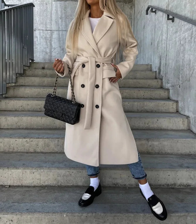 Chloe | Timeless Women’s Long Sleeve Trench Coat
