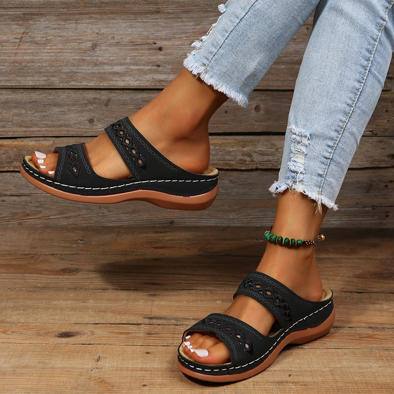 Mia | Women’s Orthopedic Flat Summer Sandals For Everyday Comfort