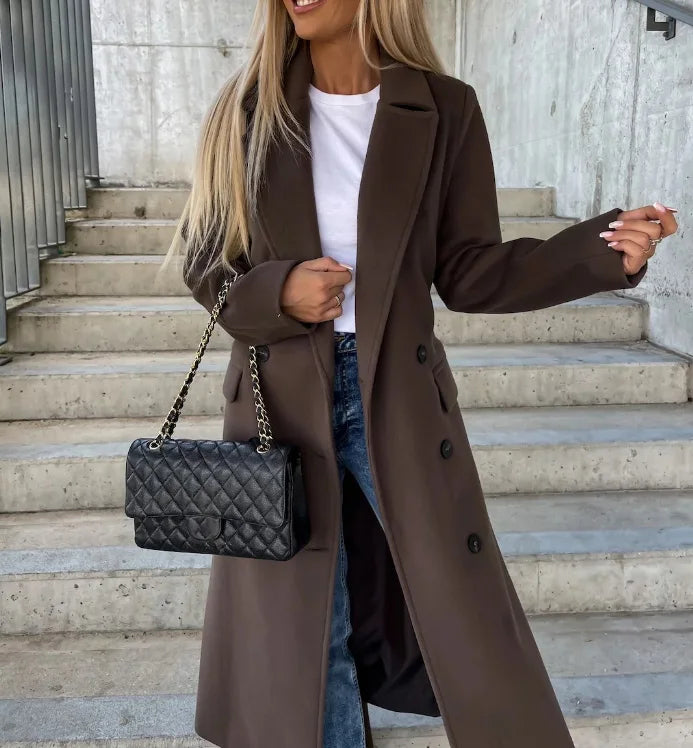 Chloe | Timeless Women’s Long Sleeve Trench Coat