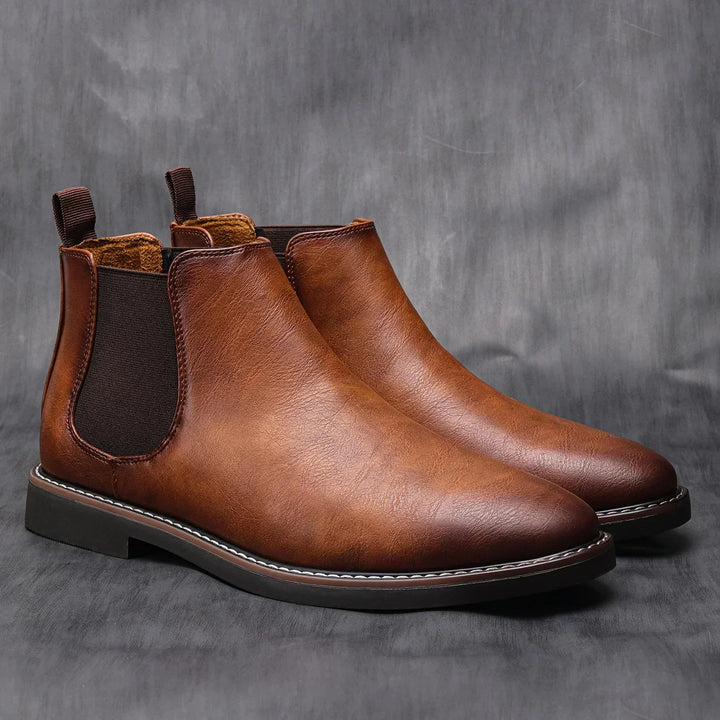 Oliver | Men’s Weather-Resistant Chelsea Boots With Elastic Side Panels