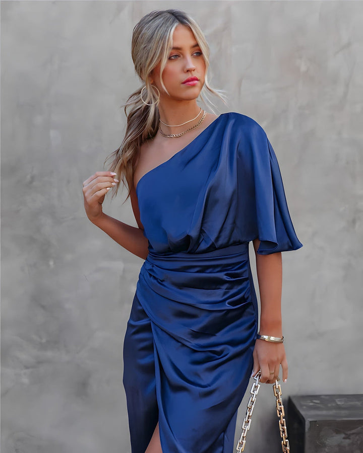 Adeline | Women’s Beautiful One-Shoulder Cocktail Dress