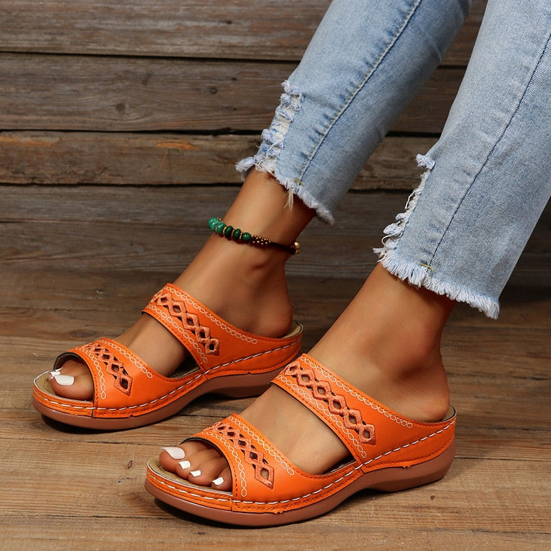 Mia | Women’s Orthopedic Flat Summer Sandals For Everyday Comfort
