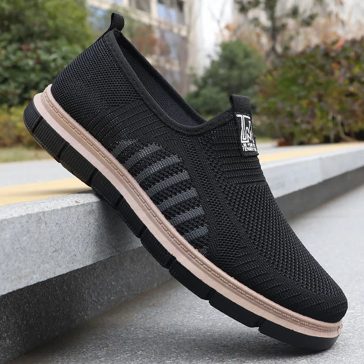 Noah | Men’s  Orthopedic Lightweight Slip-On Sneakers With Knit Mesh Upper And Textured Sole