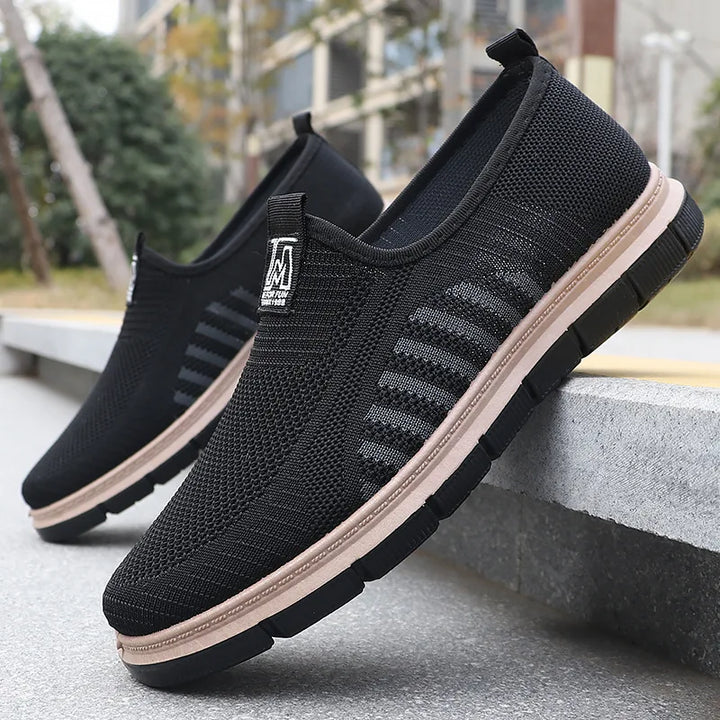 Noah | Men’s  Orthopedic Lightweight Slip-On Sneakers With Knit Mesh Upper And Textured Sole
