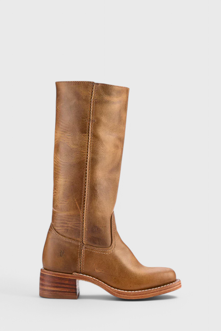 Ava | Women’s Heeled Leather Knee-High Boots