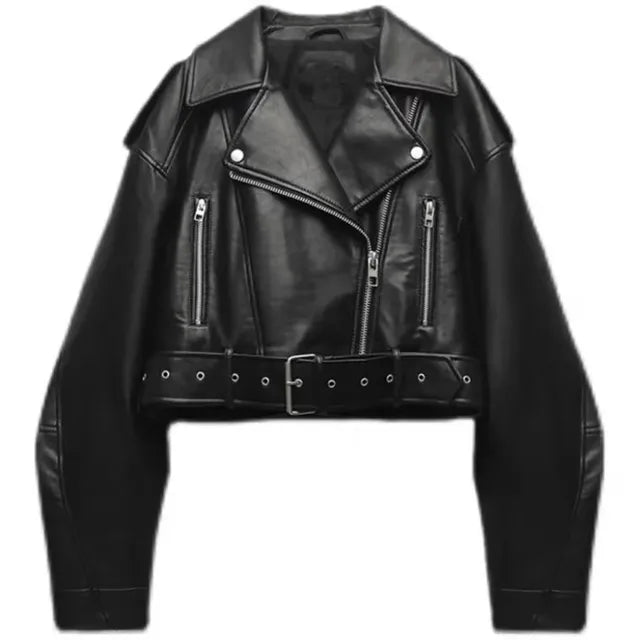 Riley | Cropped Urban Moto Jacket