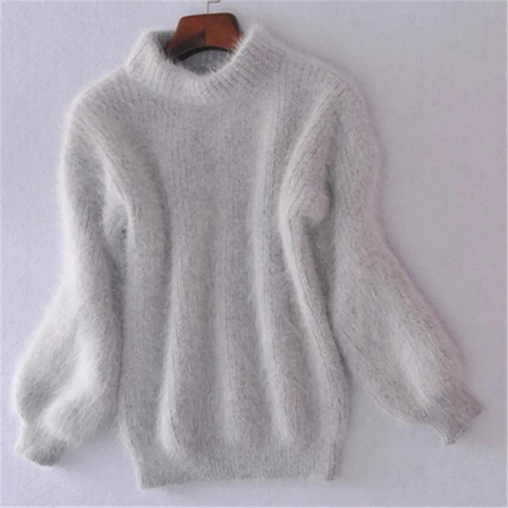 Nora | Cozy High-Neck Winter Knit Pullover for Women