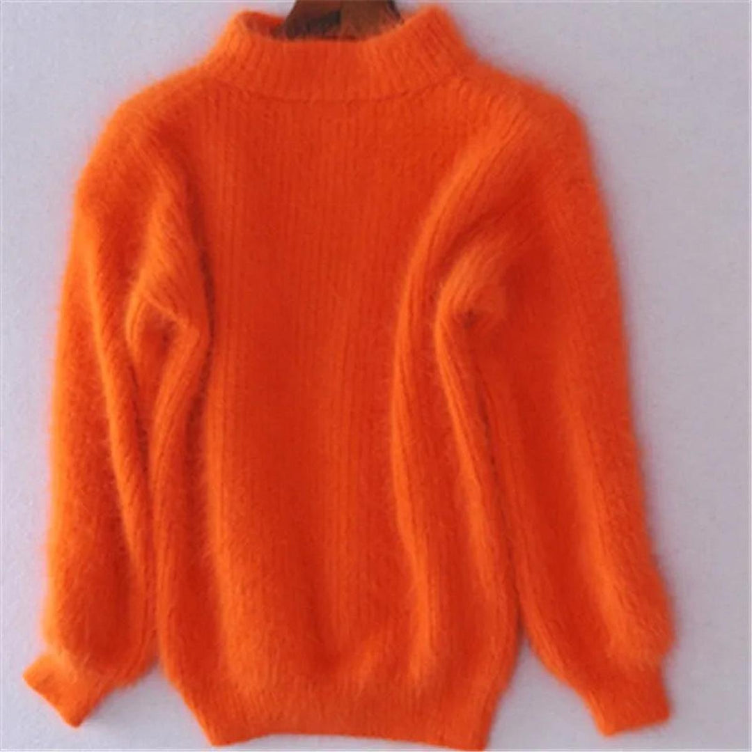 Nora | Cozy High-Neck Winter Knit Pullover for Women