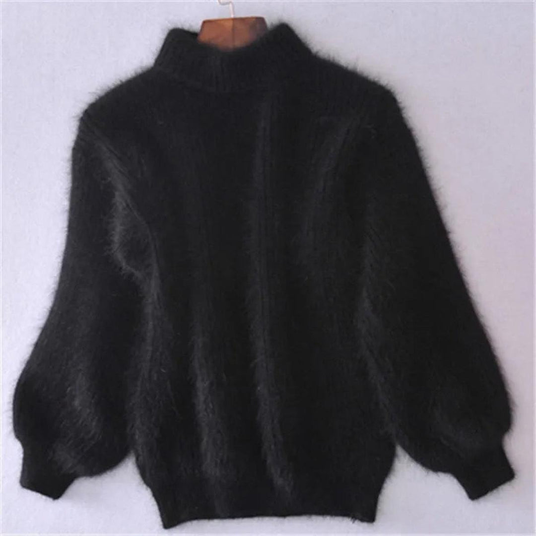 Nora | Cozy High-Neck Winter Knit Pullover for Women