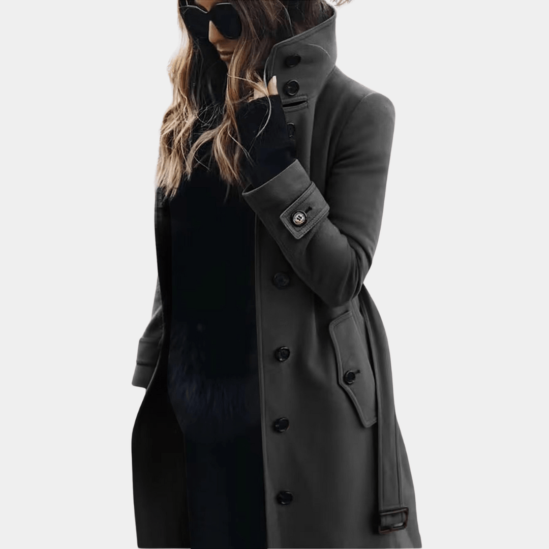 Elena | Refined Seasonal Trench Coat with Warm Elegant Finish for Women