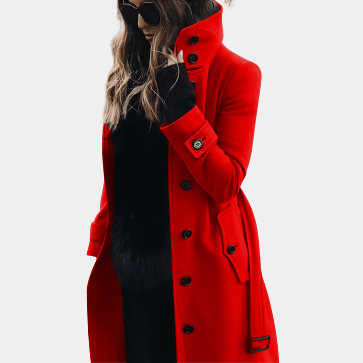 Elena | Refined Seasonal Trench Coat with Warm Elegant Finish for Women