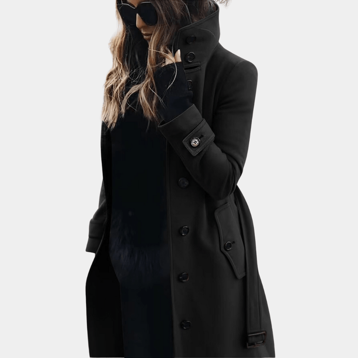 Elena | Refined Seasonal Trench Coat with Warm Elegant Finish for Women