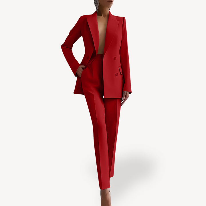 Aria | Refined Women’s Executive Suit Ensemble with Extended Blazer
