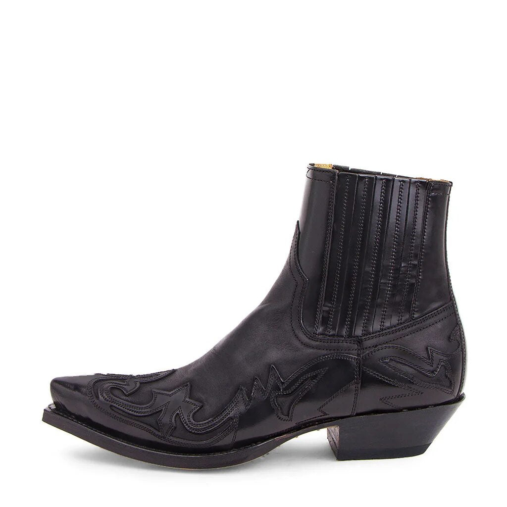 Wyatt | Vintage-Style Stitched Cowboy Boots For Men