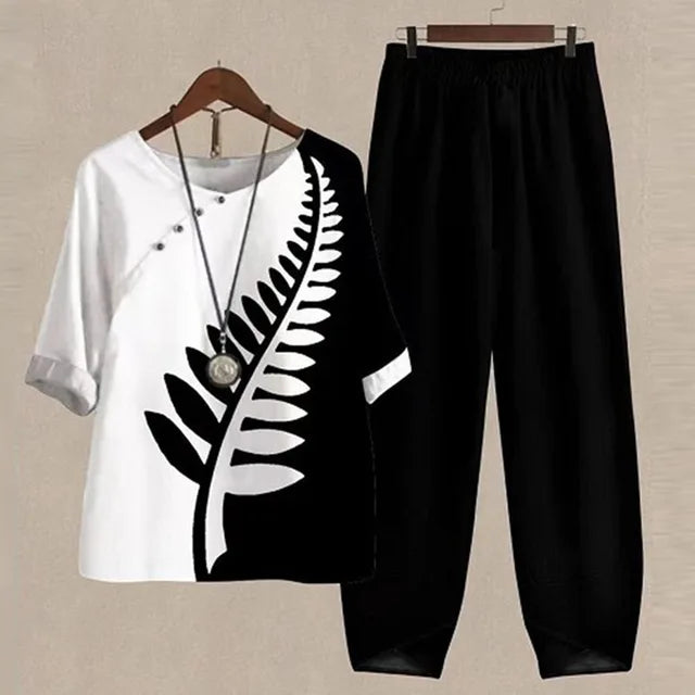 Alyssa | Women’s Relaxed-Fit Summer Two-Piece Set