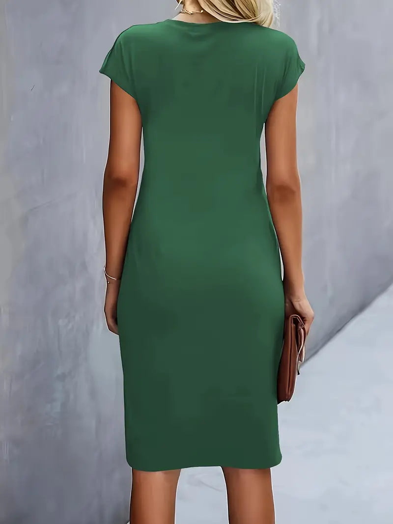 Aria | Timeless Short-Sleeve Bodycon Dress For Women