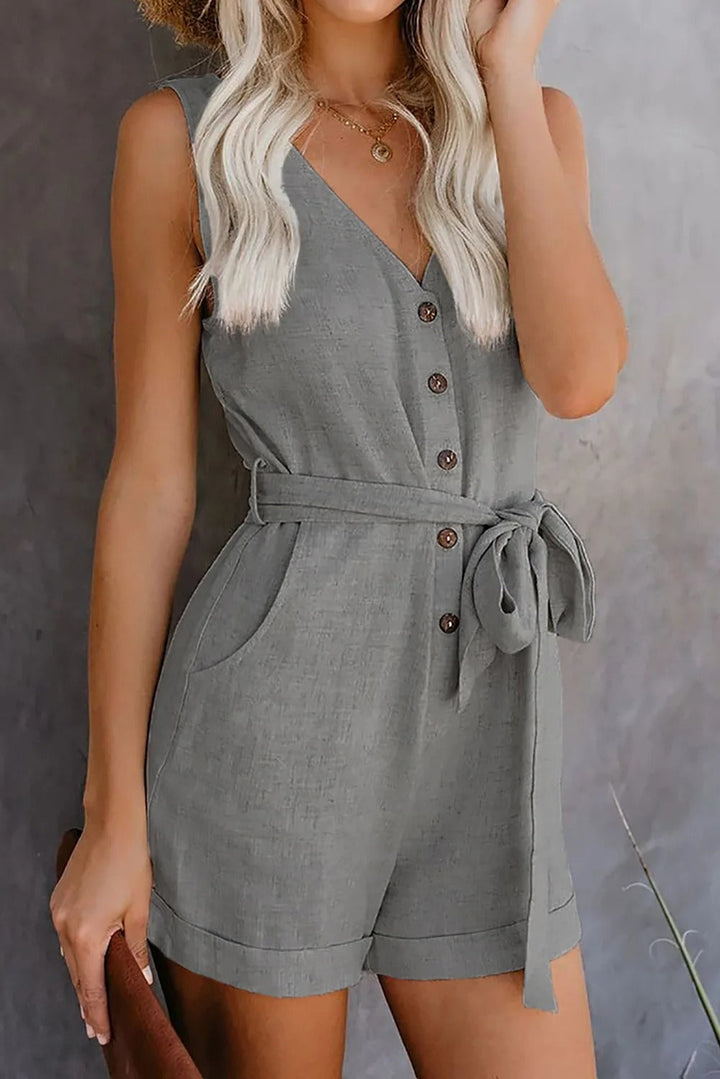 Noelle | Women’s Stylish Short Jumpsuit with Pockets