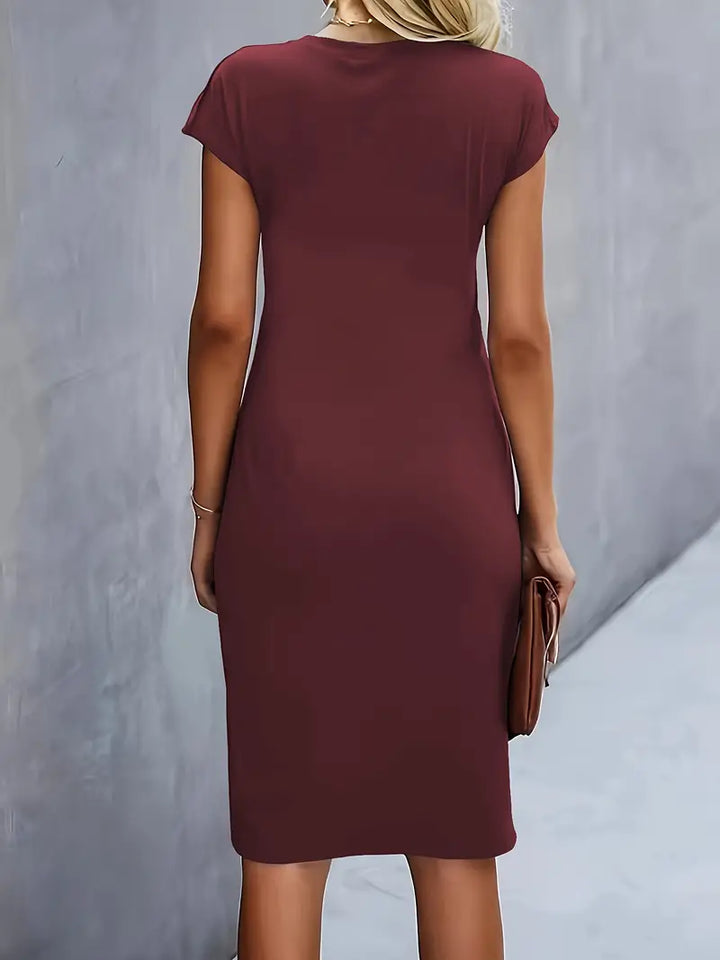 Aria | Timeless Short-Sleeve Bodycon Dress For Women