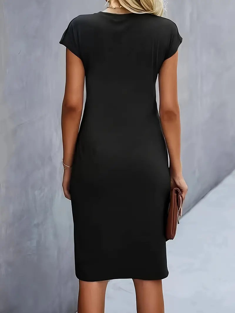 Aria | Timeless Short-Sleeve Bodycon Dress For Women