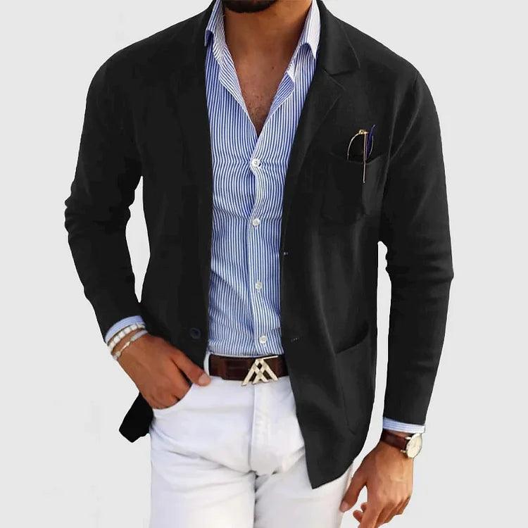 Ethan | Sharp Tailored Slim-Fit Formal Blazer for Men