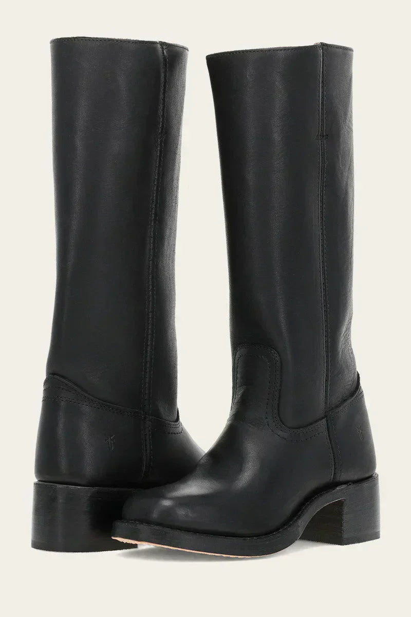 Sienna | Vintage-Inspired Mid-Calf Western Leather Boots for Women