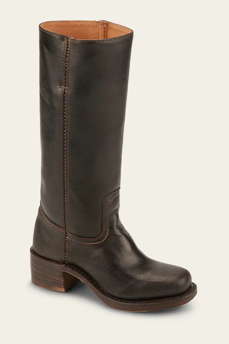 Sienna | Vintage-Inspired Mid-Calf Western Leather Boots for Women