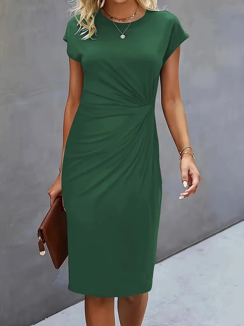 Aria | Timeless Short-Sleeve Bodycon Dress For Women
