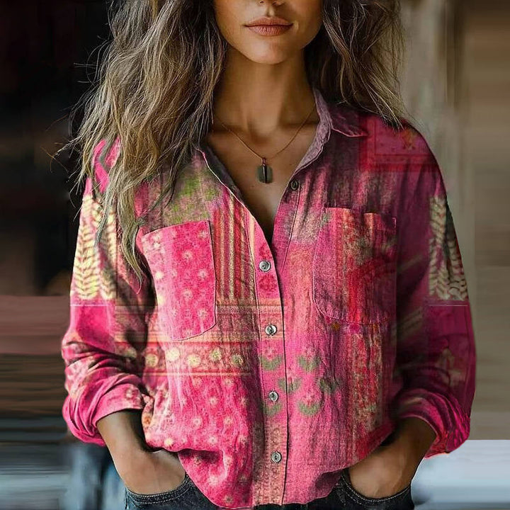 Isadora | Bohemian Vintage Long-Sleeve Blouse For Women