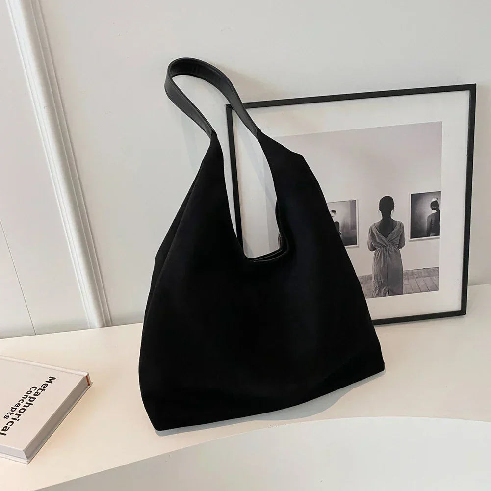 LUCY | Women’s Minimalist Shoulder Bag With Soft Finish And Wide Strap