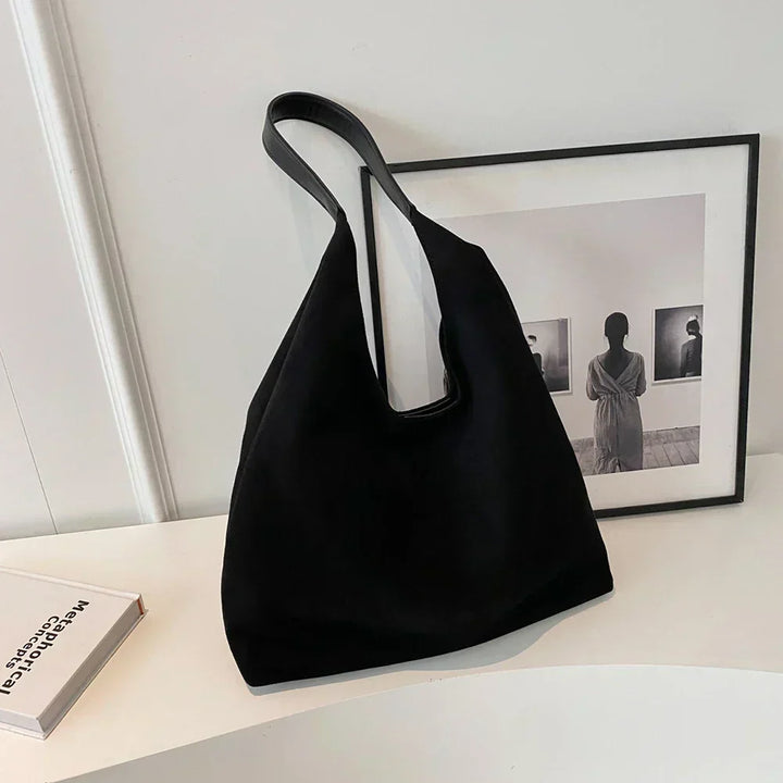 LUCY | Women’s Minimalist Shoulder Bag With Soft Finish And Wide Strap