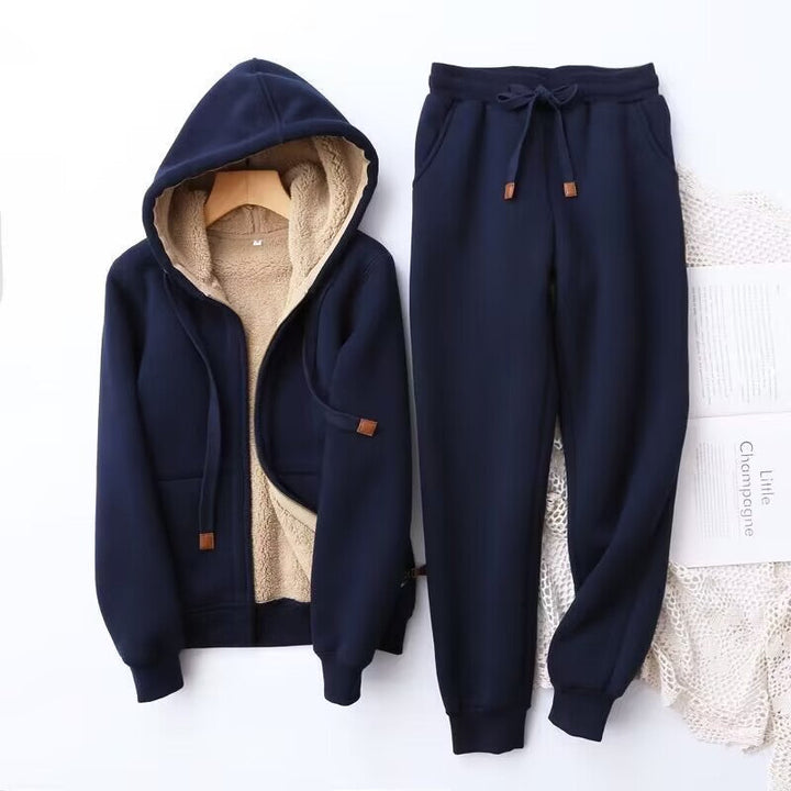 Zara | Women’s Cozy Winter Hoodie And Jogger Set