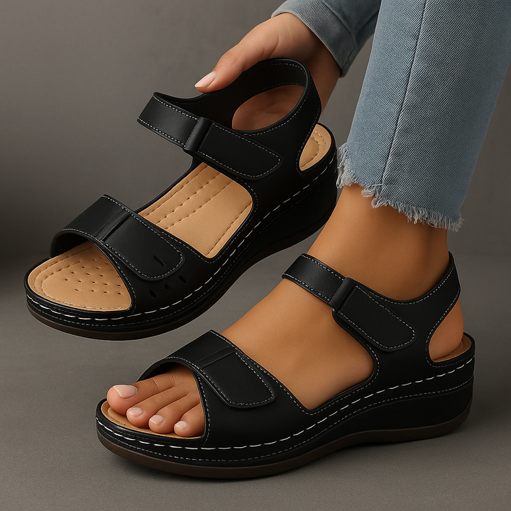 Nina | Supportive Orthopedic Wedge Sandals For Women