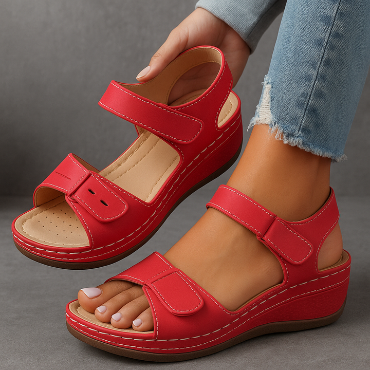 Nina | Supportive Orthopedic Wedge Sandals For Women