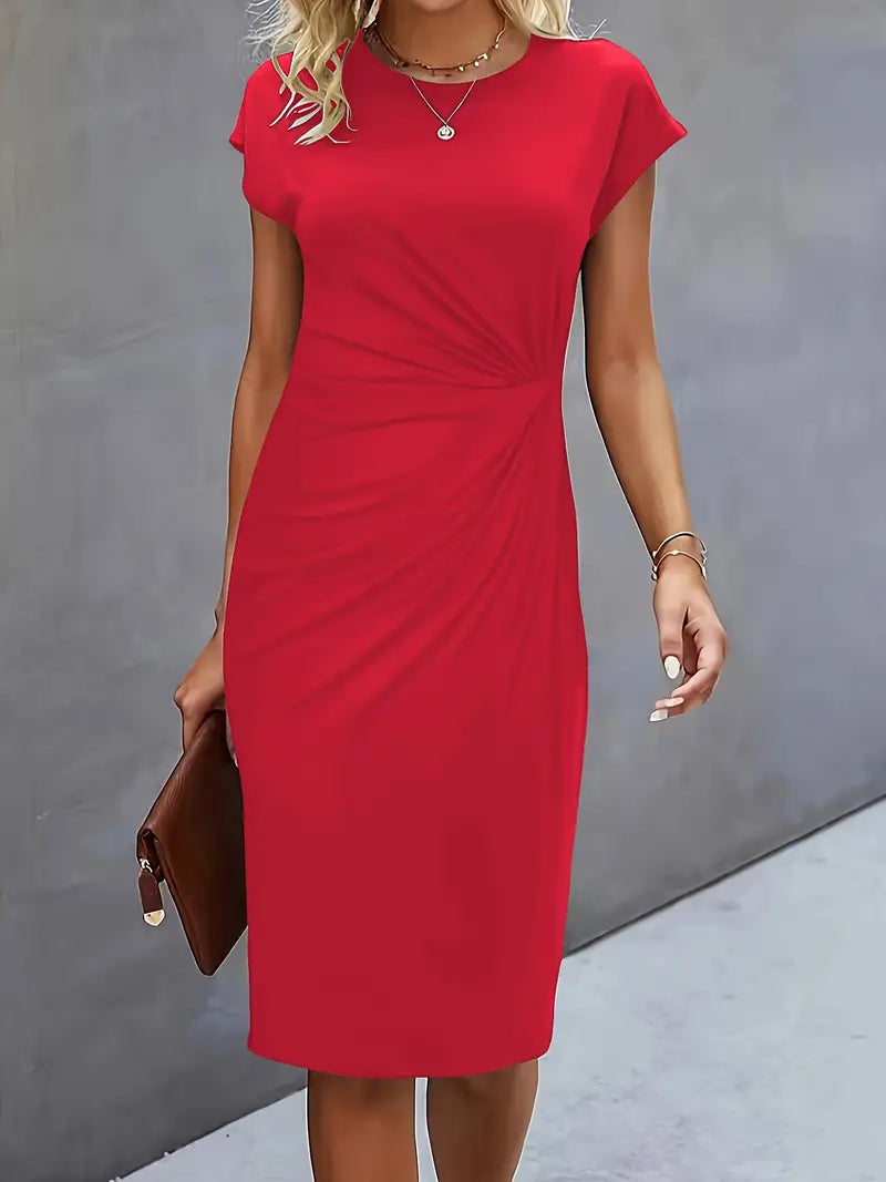 Aria | Timeless Short-Sleeve Bodycon Dress For Women