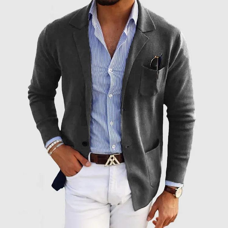 Julian | Single-Breasted Soft Men’s Blazer With Notch Lapel