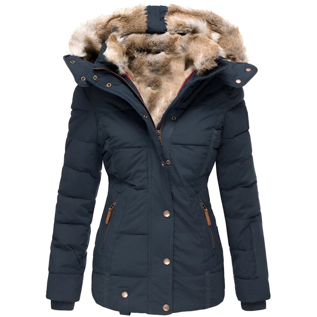 Ava | Insulated Women’s Winter Puffer Jacket With Fur-Trim Hood