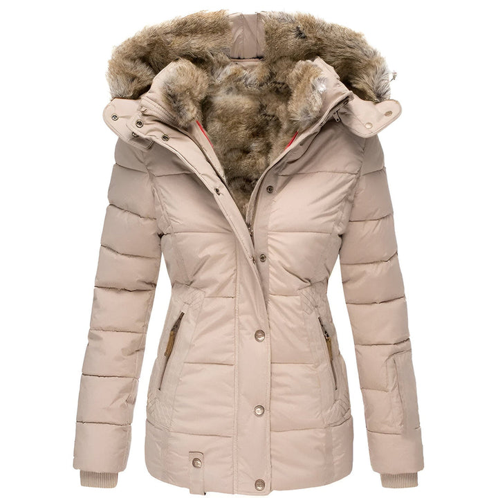 Ava | Insulated Women’s Winter Puffer Jacket With Fur-Trim Hood