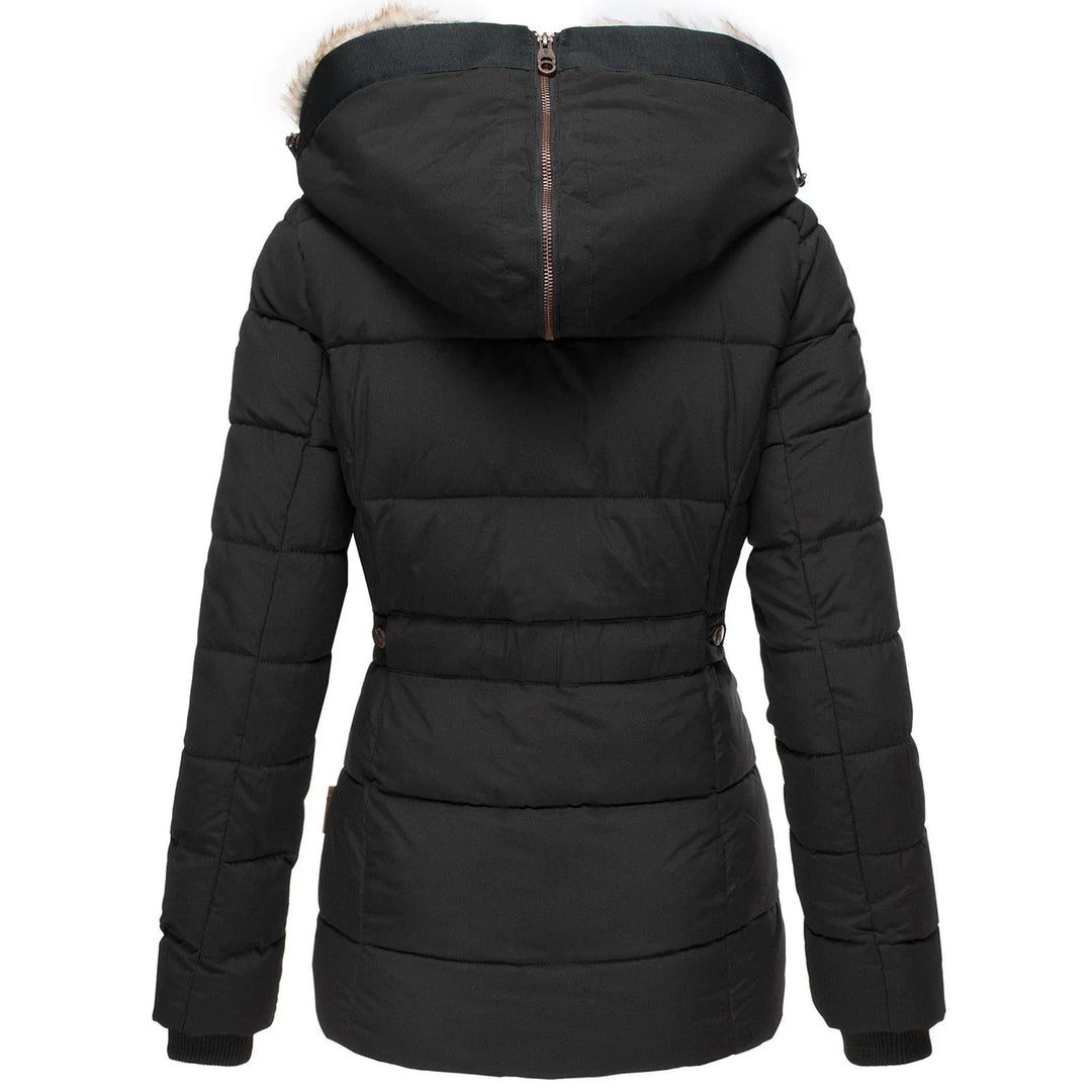 Ava | Insulated Women’s Winter Puffer Jacket With Fur-Trim Hood