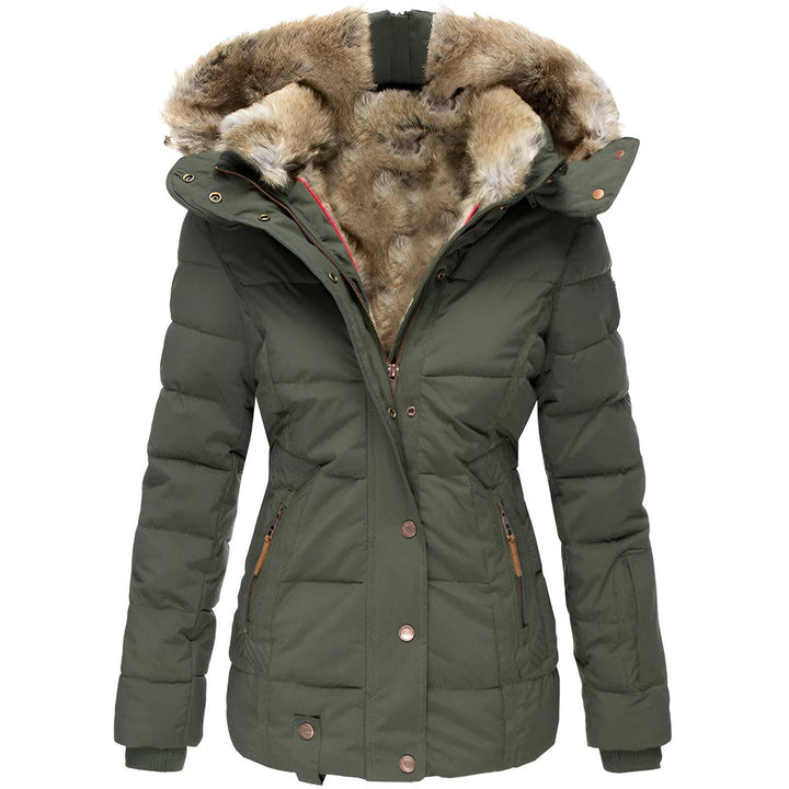 Ava | Insulated Women’s Winter Puffer Jacket With Fur-Trim Hood