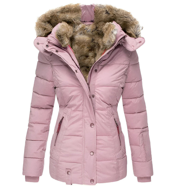 Ava | Insulated Women’s Winter Puffer Jacket With Fur-Trim Hood