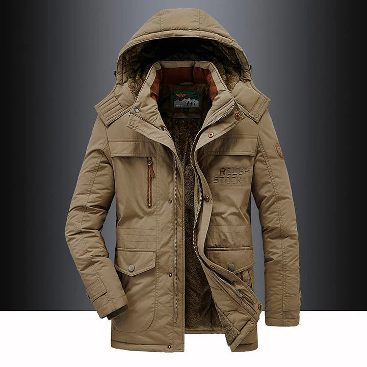 Logan | Heavy-Duty Insulated Hooded Winter Jacket For Men