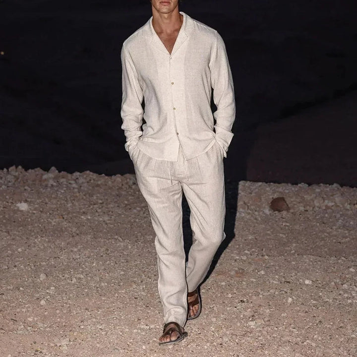 Sebastian | Men’s Linen Two-Piece Summer Set