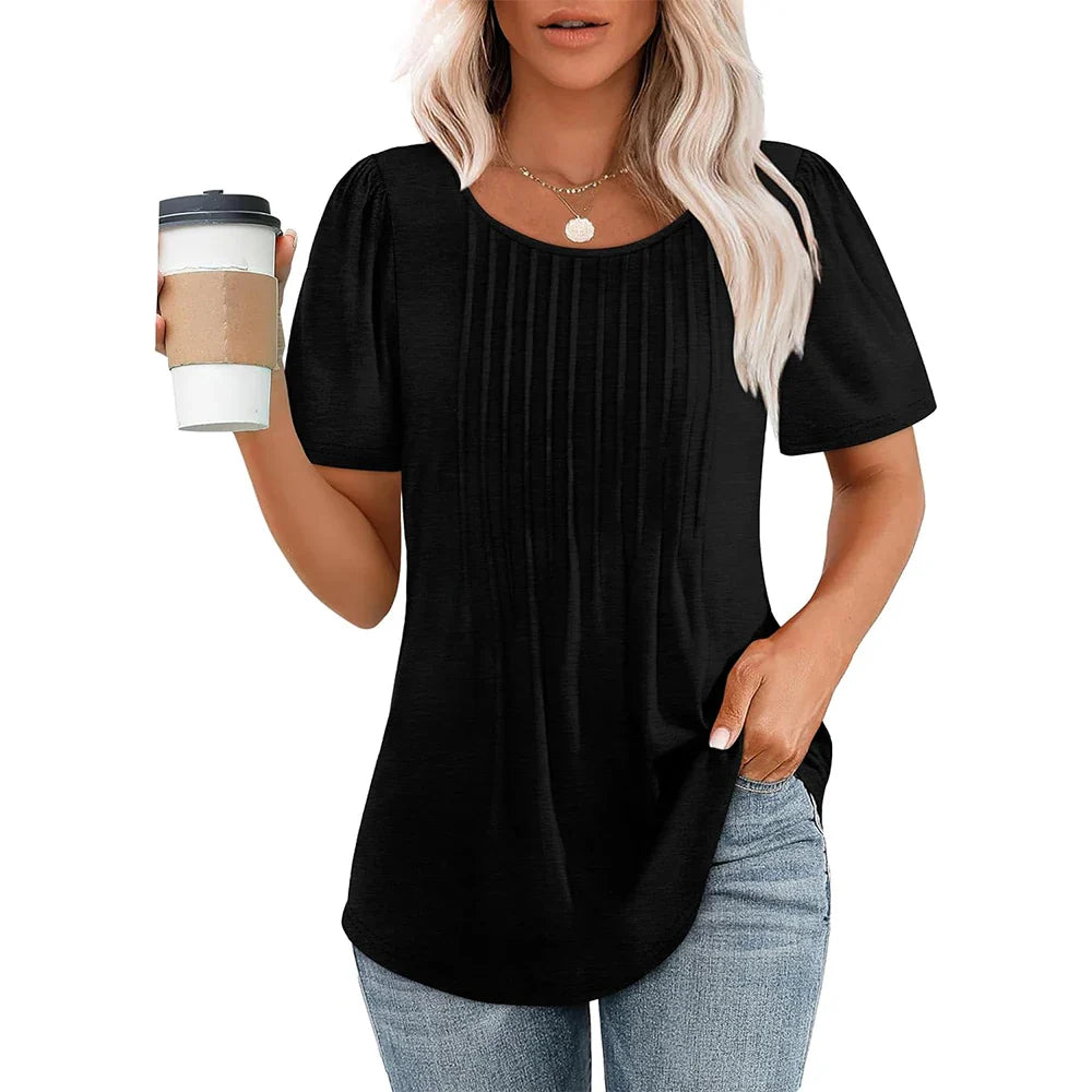 Lina | Women’s Elegant Summer Short Sleeve T-Shirt