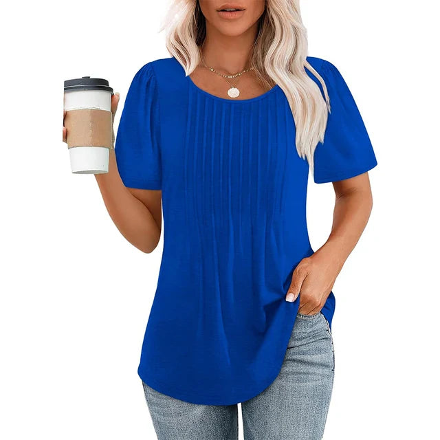 Lina | Women’s Elegant Summer Short Sleeve T-Shirt